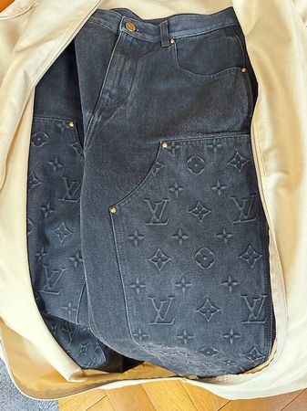 Louis Vuitton Black Carpenter Taille 30 + Facture