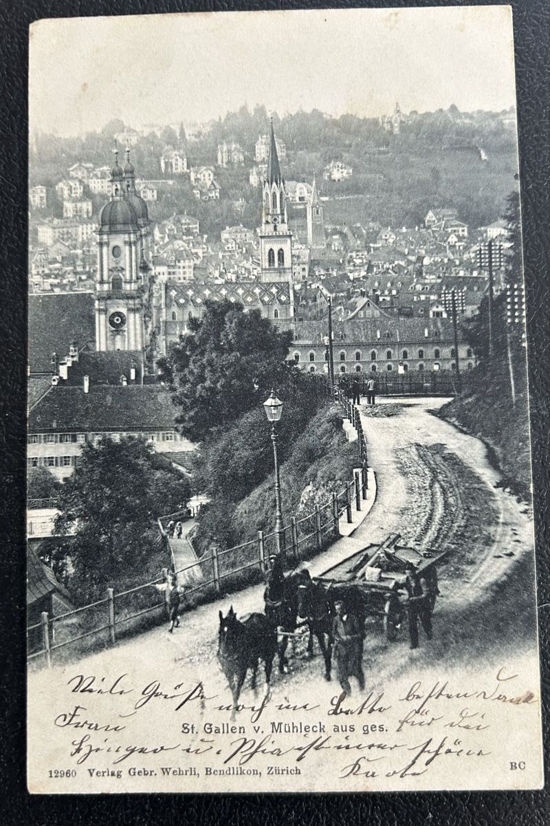 Ansichtskarten: AK St.Gallen 1904 – Gebraucht aus Horw von Tellbub