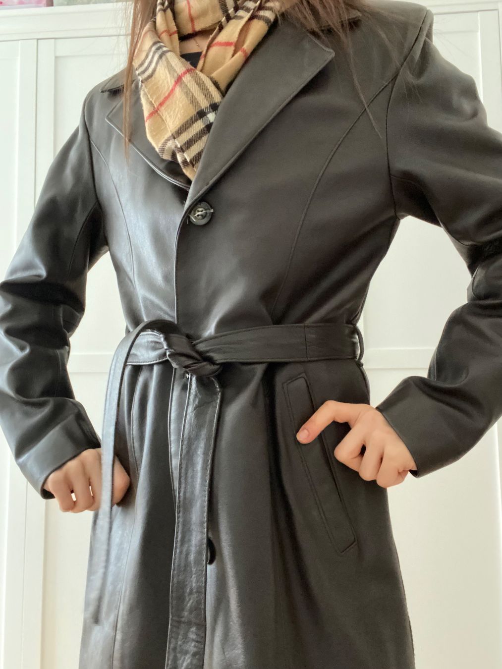 G-Star Mäntel: Echten Leder Silver Star Lange Coat Jacke – Gebraucht aus Givisiez von dor_xb9k 4