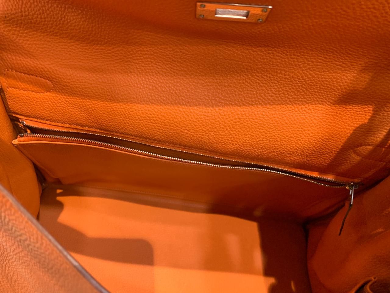 Hermès Taschen für Damen: Hermes Kelly35 Orange Togo Phw K – Gebraucht aus Zürich von RoastedCocoNut 9