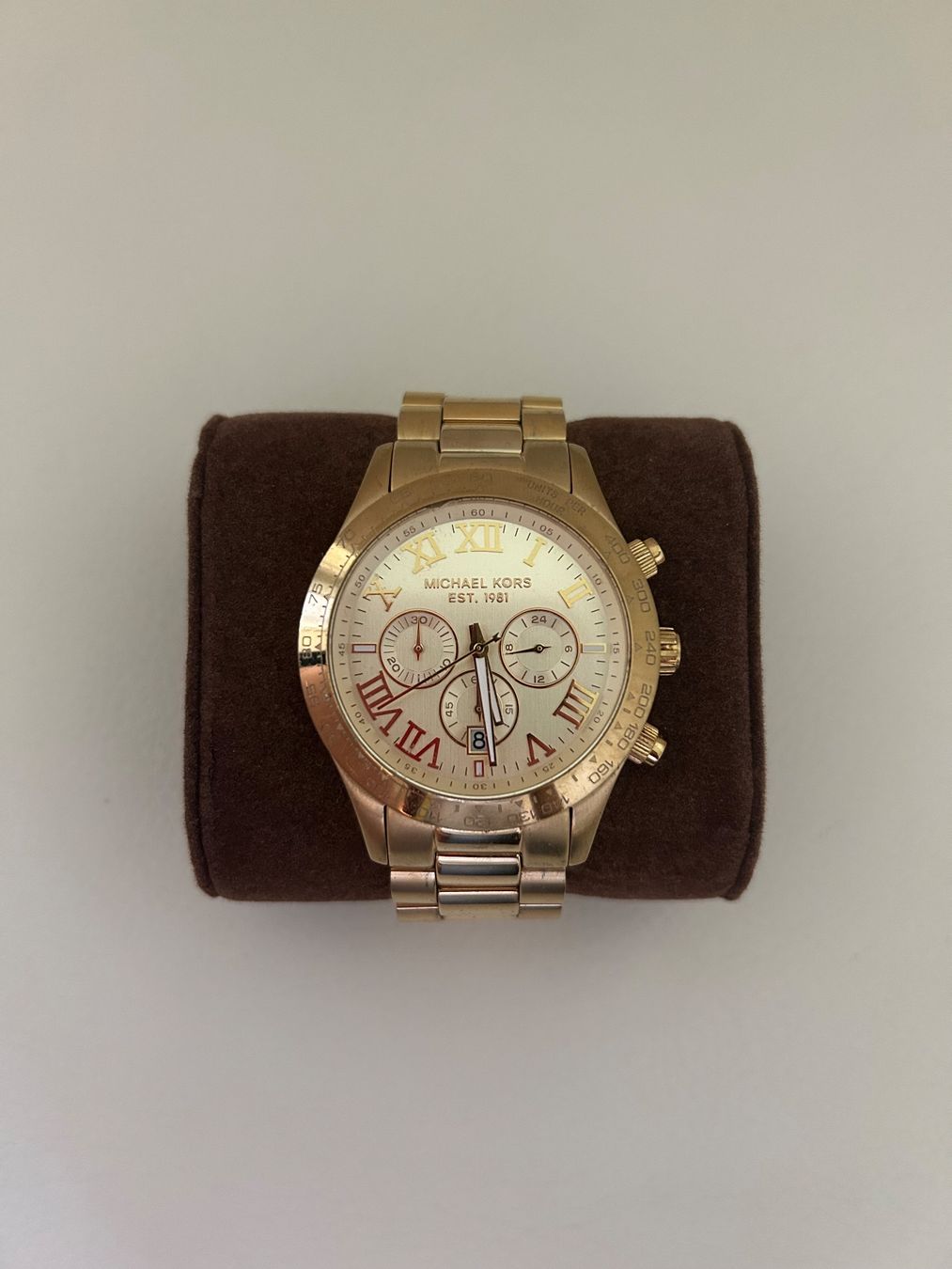 Michael Kors Orologi: Michael Kors Uhr Chrono Gold – Usato da Liestal venduto da Blueberrymuffin._ 3