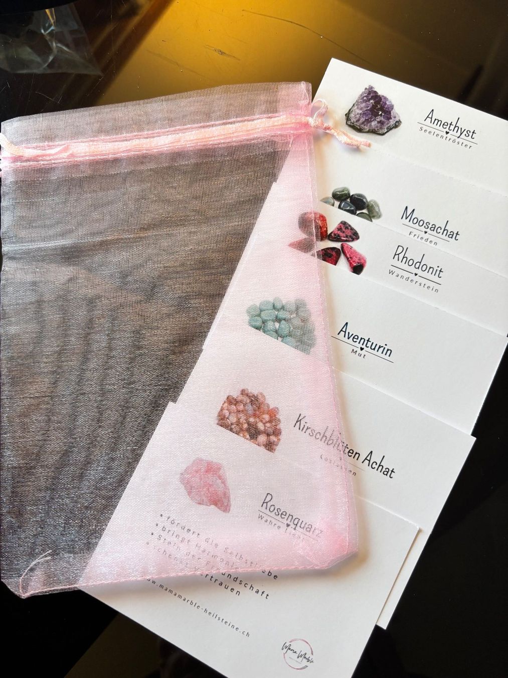 Minerali & Pietre curative: Wunderschönes Perlenarmband aus Heilsteinen – Nuovo (secondo la descrizione) da Wünnewil venduto da april24 2