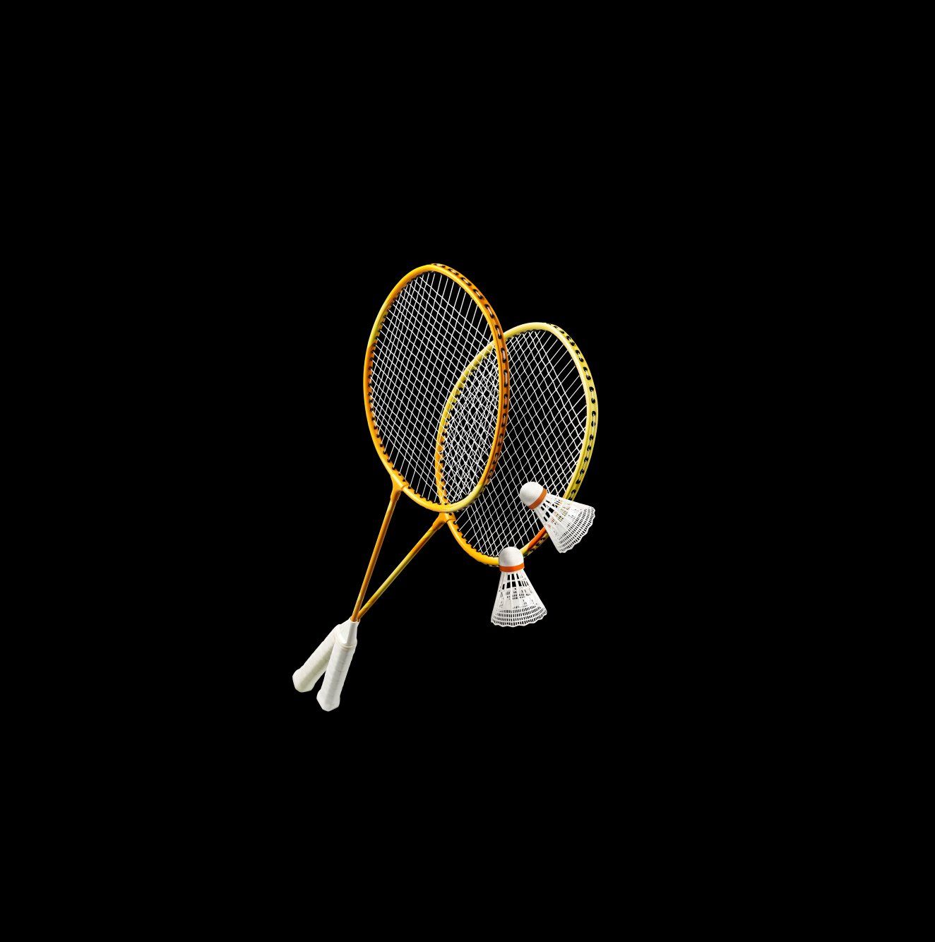 Spiele: Badminton Set mit 2 Federbällen Federball – Neu und originalverpackt aus Glattfelden von cybermaxx 4