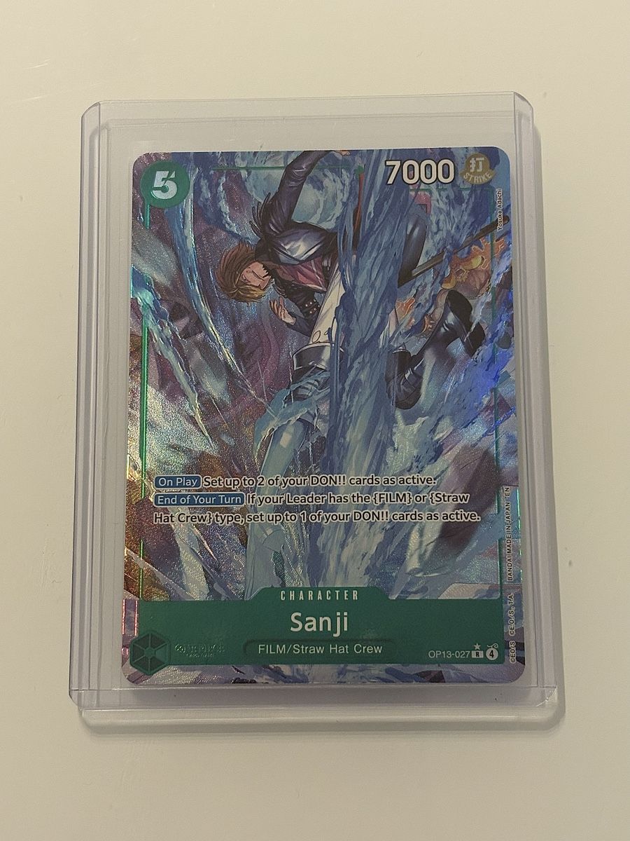 Bandai Carte collezionabili: One Piece TCG - Sanji OP13-027 – Nuovo (secondo la descrizione) da Pieterlen venduto da Mira_o7