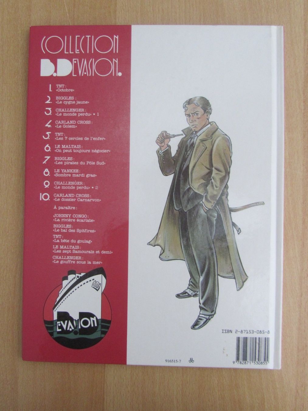 Comics: BD Carland Cross "Le dossier Carnarvon" EO T.10 – Gebraucht aus Pampigny von Calypso06 1