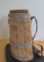 Alte Holz-Brente, Rückentraggefäß antik