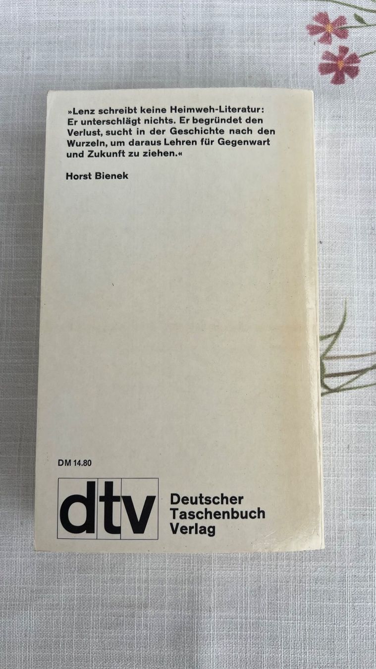 Bücher: Siegfried Lenz - Heimatmuseum Roman 1981 – Gebraucht aus Schübelbach von Dolly990_2 1