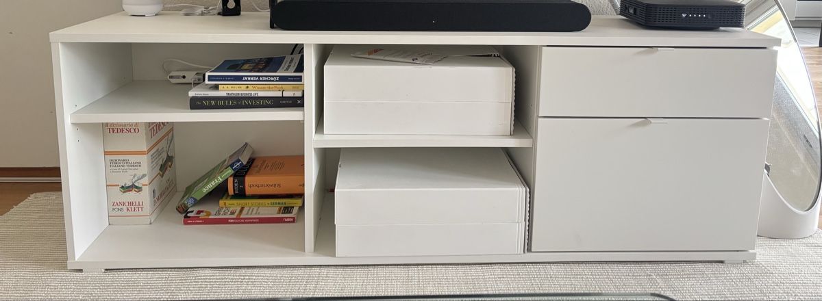 Mobili TV: TV mobel white – Usato da Zürich venduto da mat_58mf