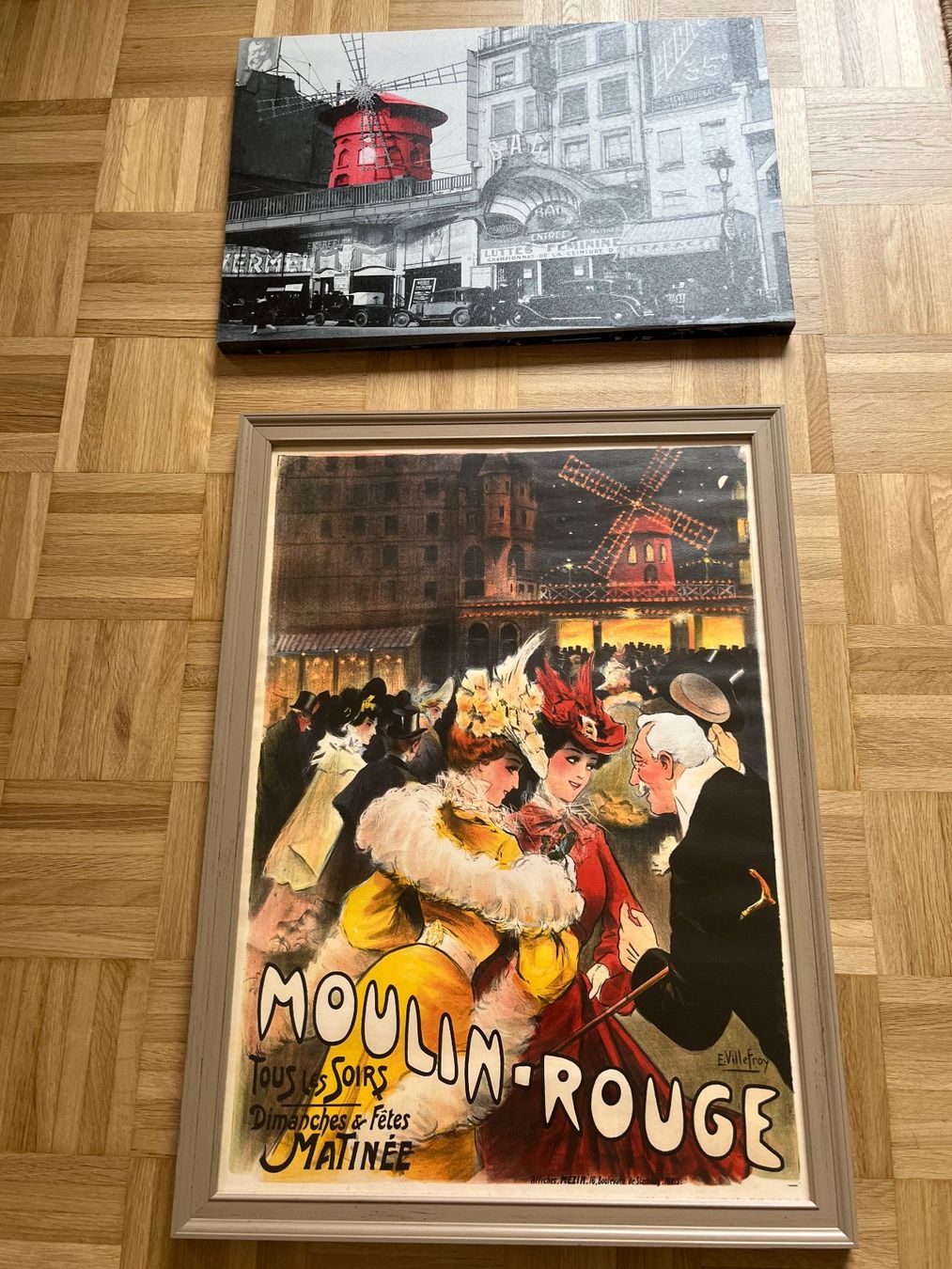 Dipinti: Paire de cadres Moulin Rouge – Usato da Evilard venduto da Typtom