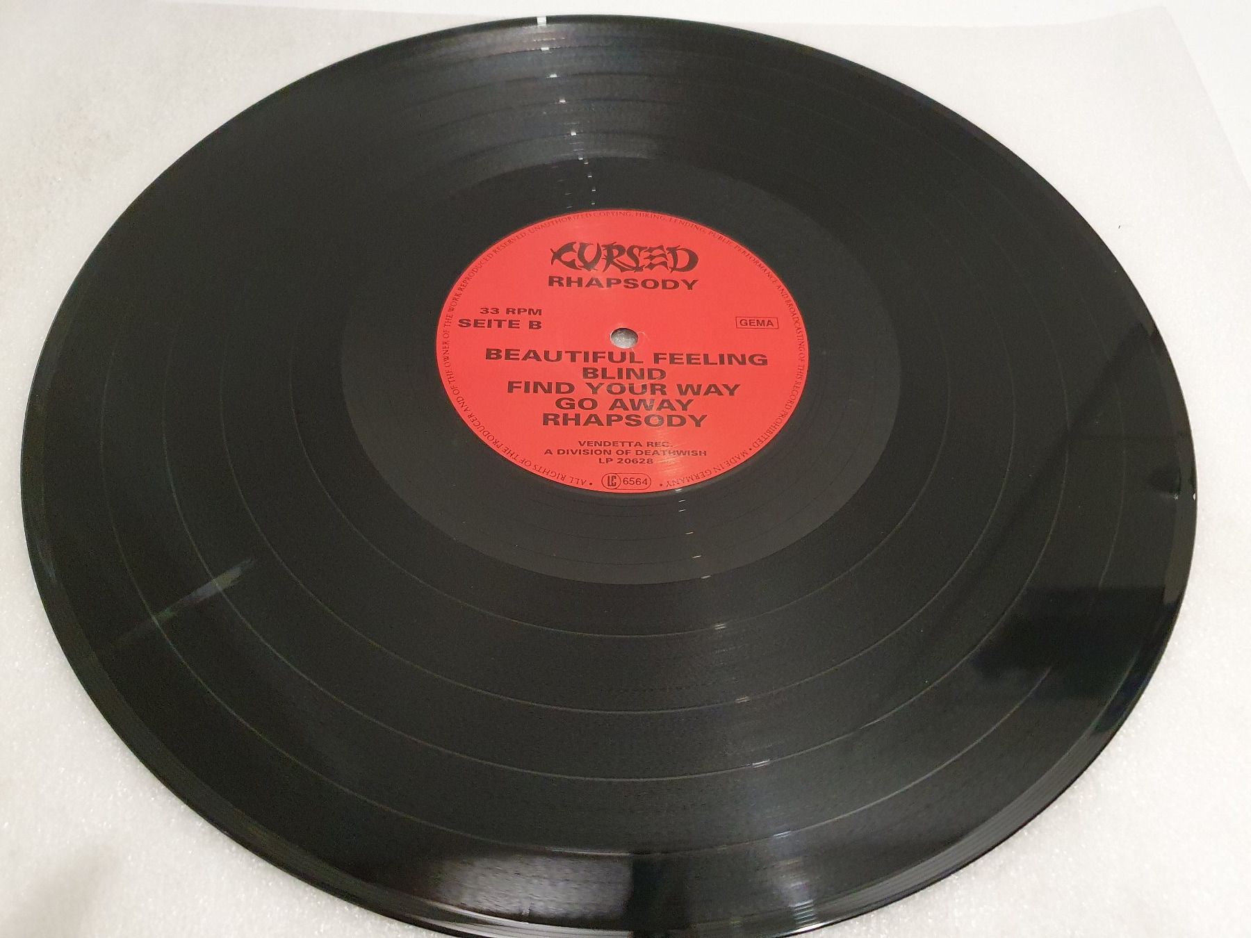 Dischi in vinile: Cursed – Rhapsody – Usato da Uster venduto da Vinyl-Leidenschaft 6
