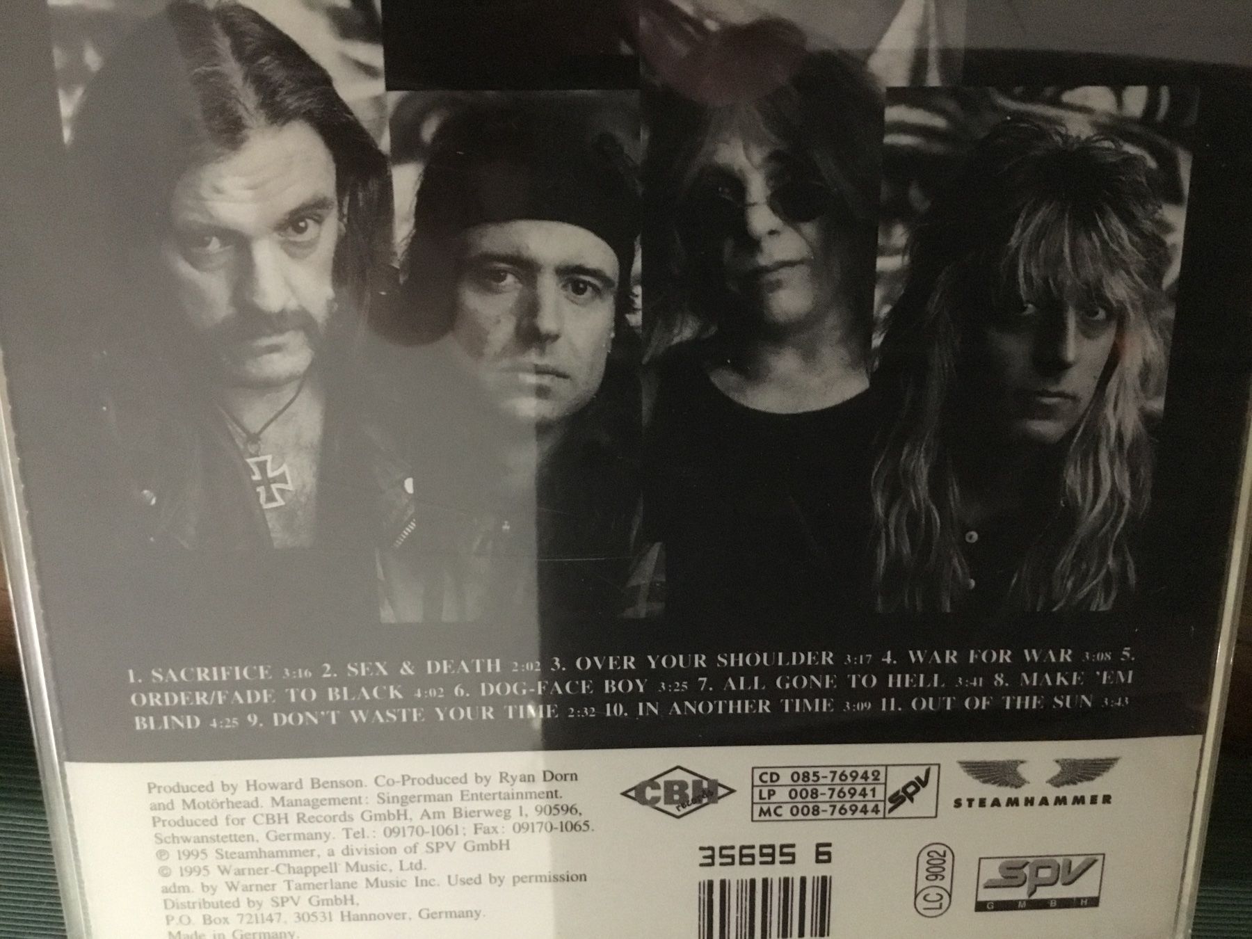 CDs: Motörhead Sacrifice CD 🎸 – D'occasion à Thierachern par sweden08 1