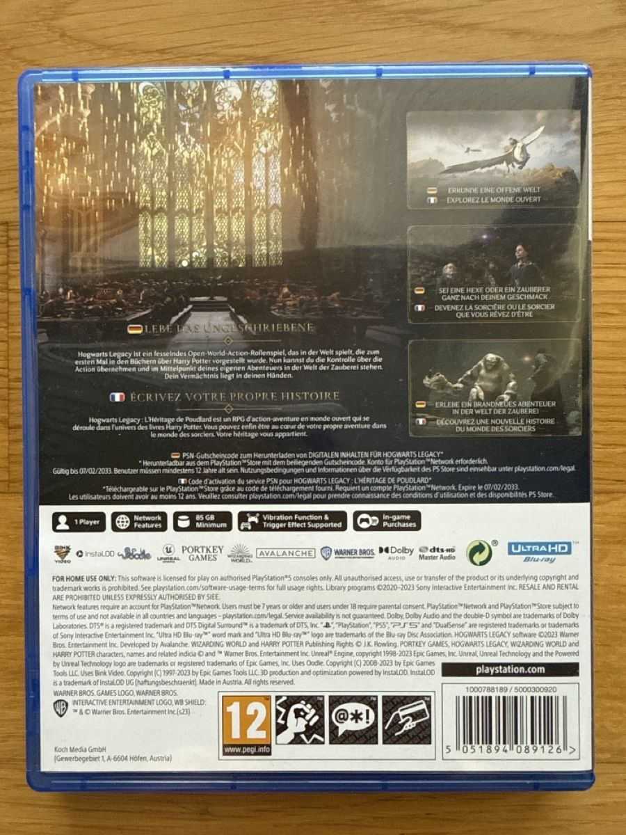Spiele: PS-5 Spiel Hogwarts Legacy – Gebraucht aus Liestal von trackspot 1