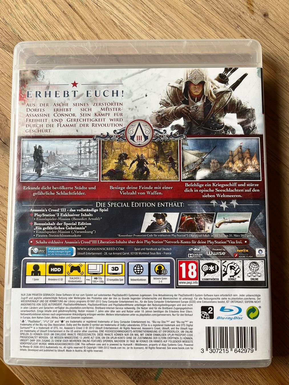 Sony Spiele: PS3 Spiel / Assassin's Creed III – Gebraucht aus Hauptwil von pansira 1
