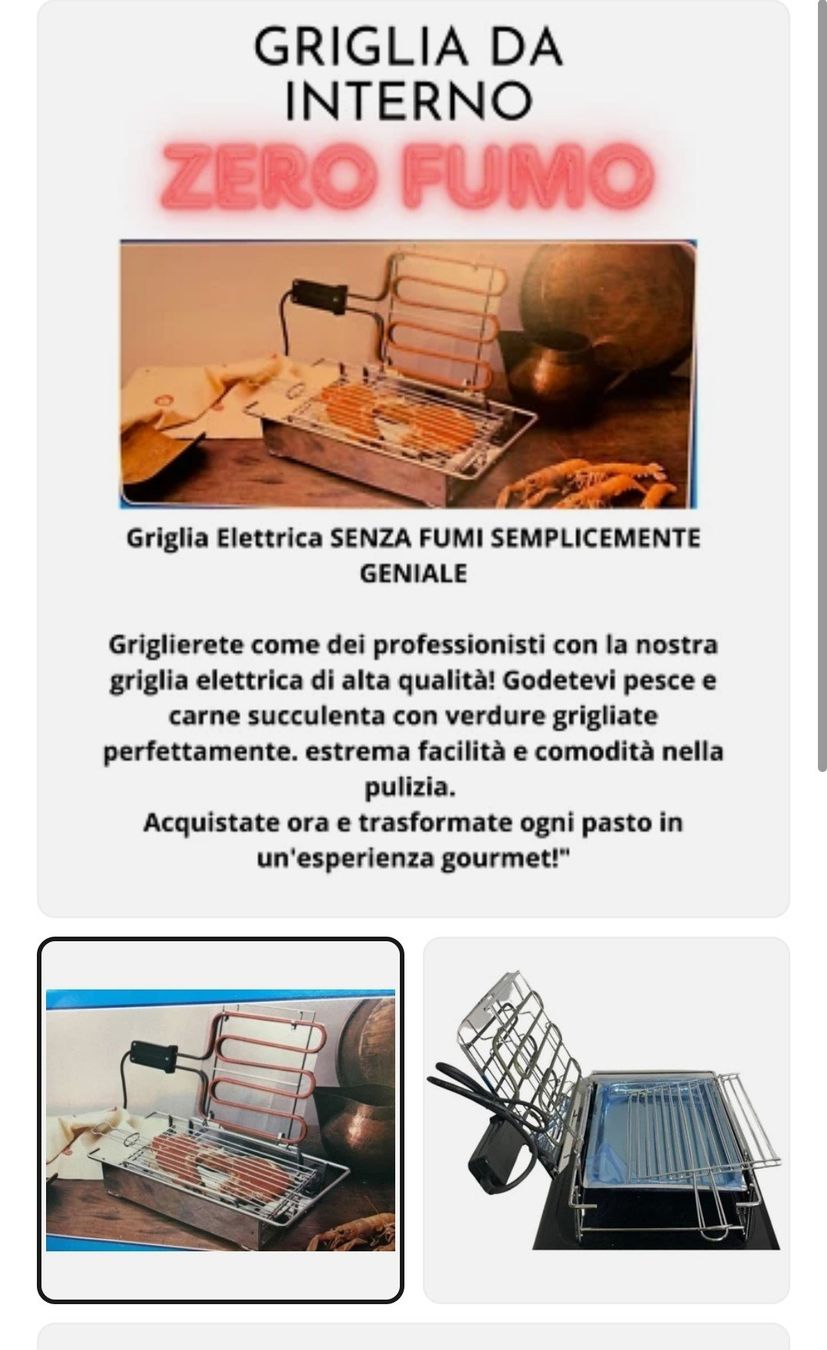 Griglie: Elektrogrill - Rauchfrei – Usato da Zug venduto da LucaLab 3