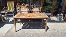 Holztisch 90cm x 150 (210)cm