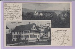 Neuheim (ZG)   :   alte Ansichtskarte von 1916