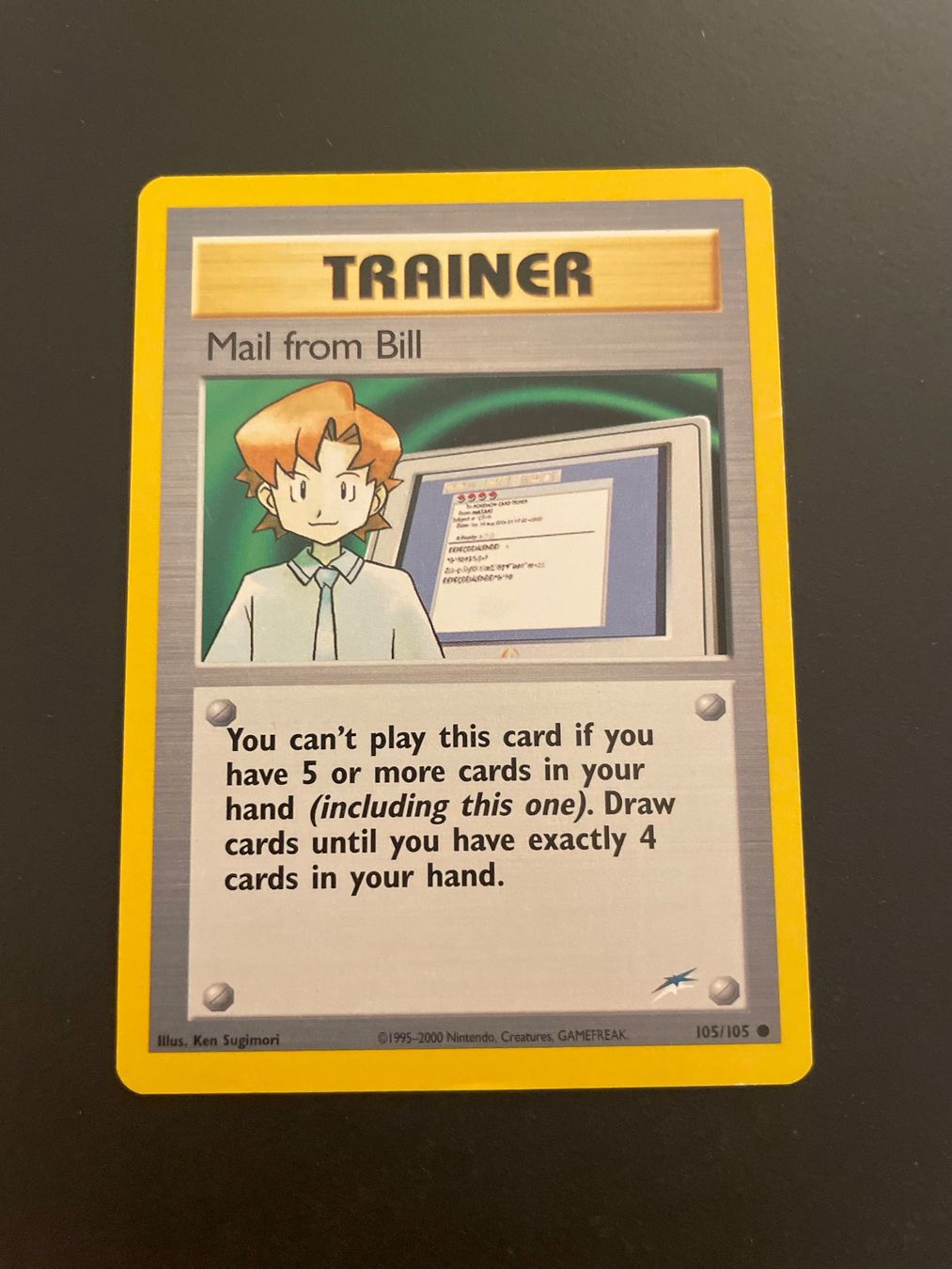 Pokémon Carte collezionabili: Mail from Bill 105/105 Neo Destiny – Usato da Zürich venduto da pokemon_cards
