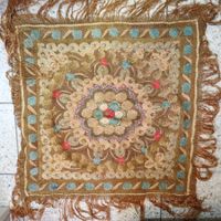 Vintage Tischdecke mit Fransen