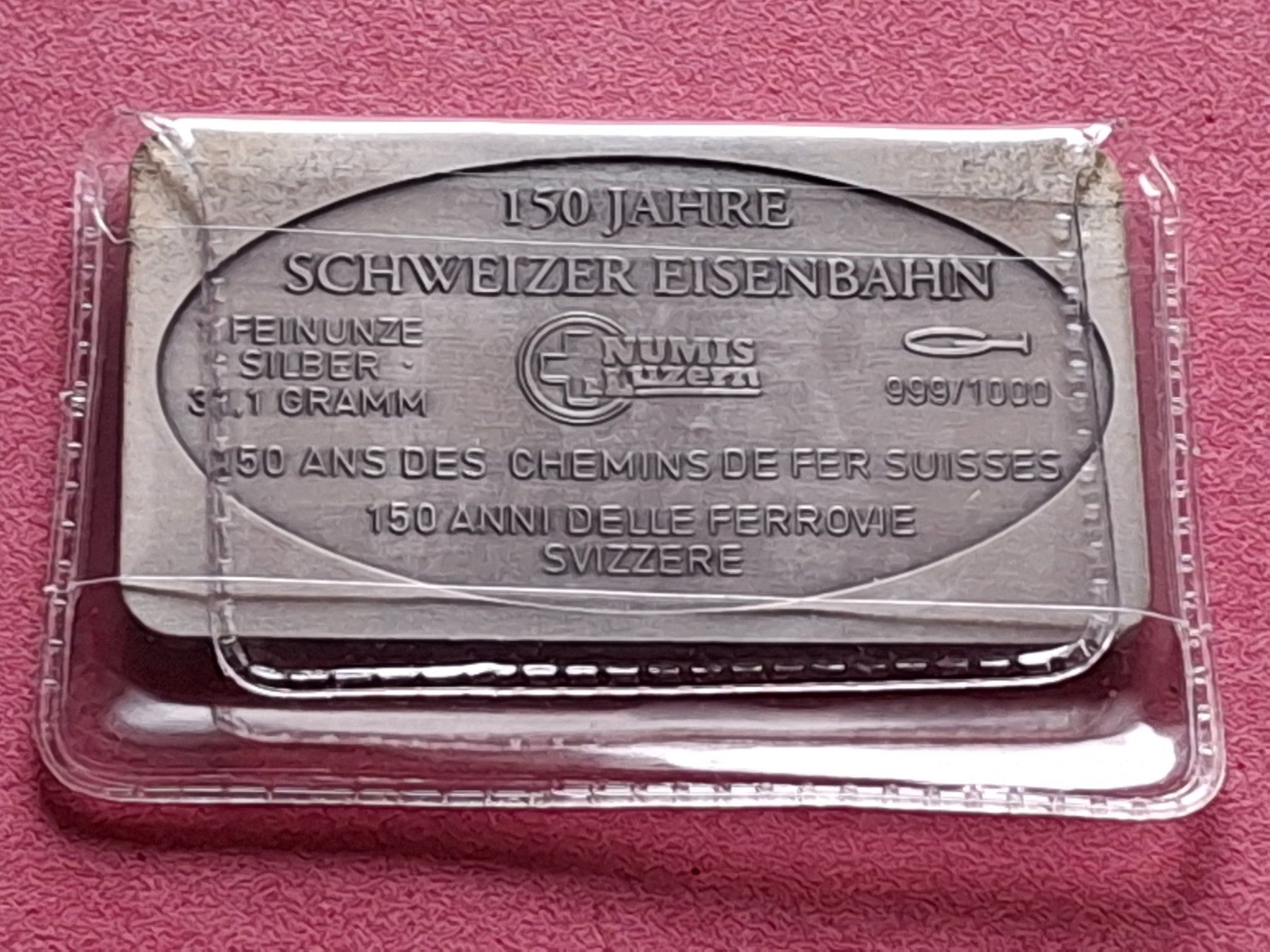 Edelmetalle: CH EISENBAHN - SOLOTHURN - OVP – Gebraucht aus Boniswil von dpd4coins 1