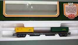 SBB CFF Abrollcontainerwagen Rs-x * containers mobiles HAG