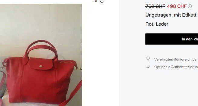 Longchamp Borse da donna: Tasche / Sac Longchamp Pliage M Leder / cuir – Usato da Collonges venduto da arashee 9