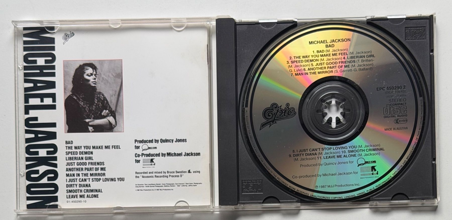 CD: Michael Jackson / Bad – Usato da Näfels venduto da rottabi 2