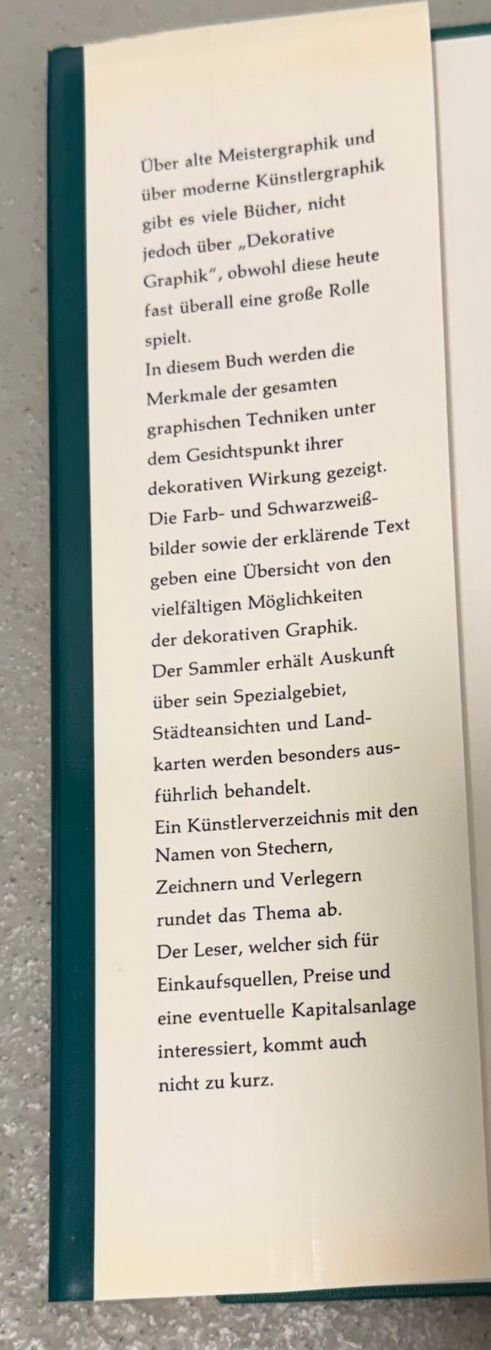 Bücher: Dekorative Graphik von Peter Babendererde Fachbuch Grafik – Neu (gemäss Beschreibung) aus Dielsdorf von BGiezendanner 1