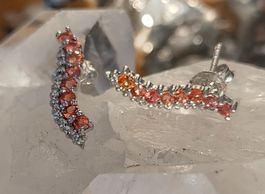 GLITZER OHRRINGE IN 925 SILBER