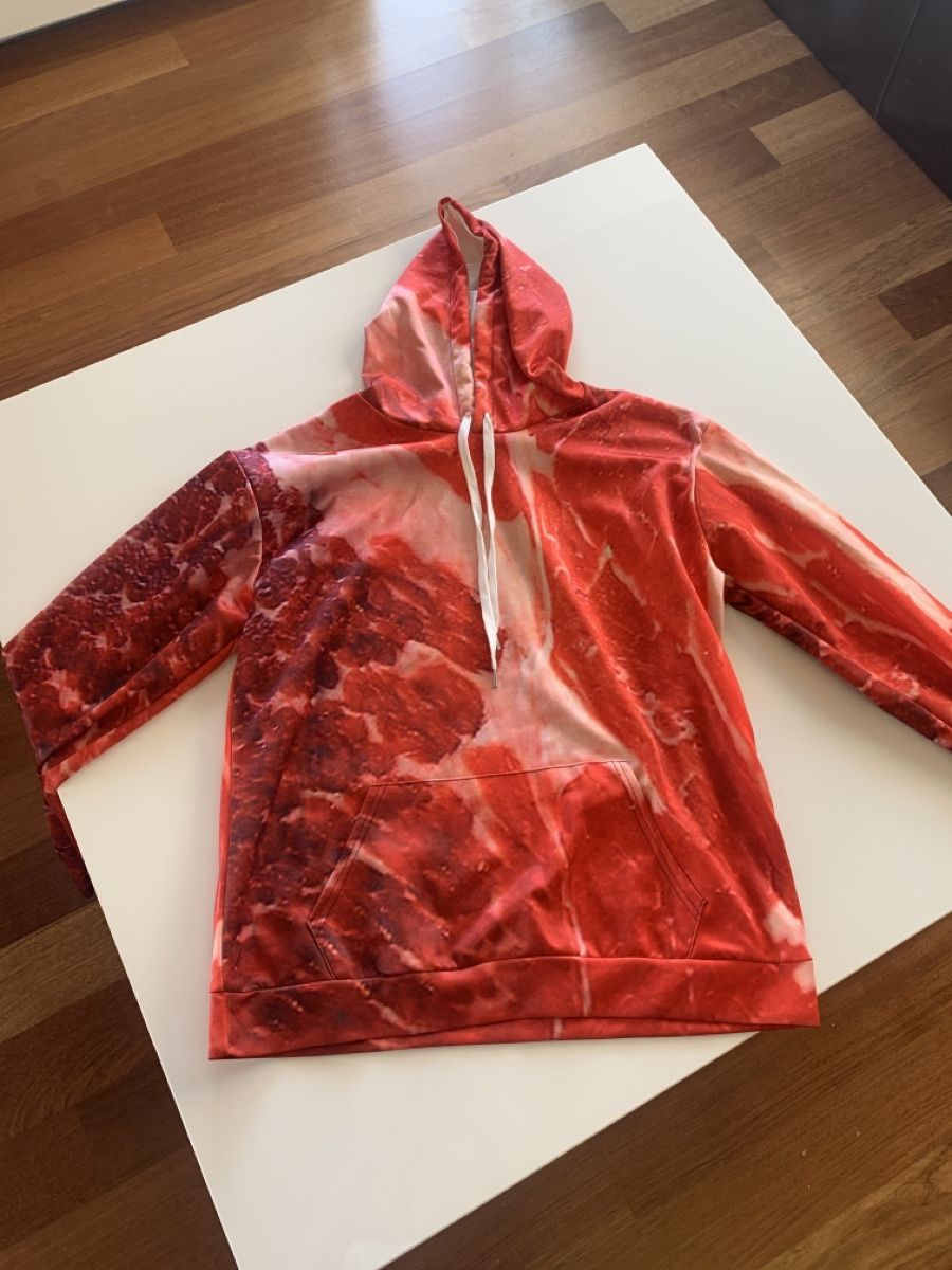 Pulls & Sweat-shirts: Red Hoodie Meat – D'occasion à Chexbres par doe_xns6