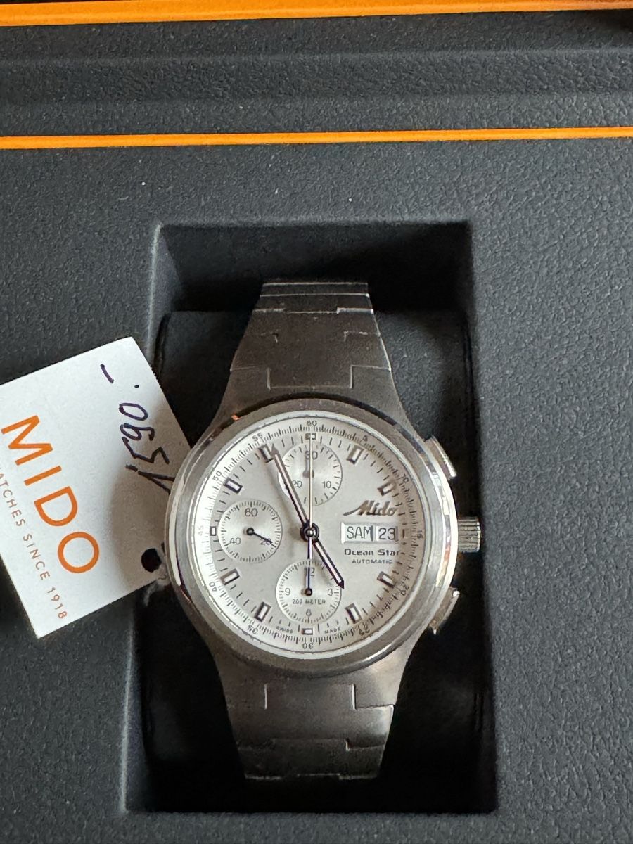 Mido Orologi: Toller neuer Herrenchronograph Mido Ocean Star, Automatic – Nuovo e nell'imballaggio originale da Rünenberg venduto da Fendi02