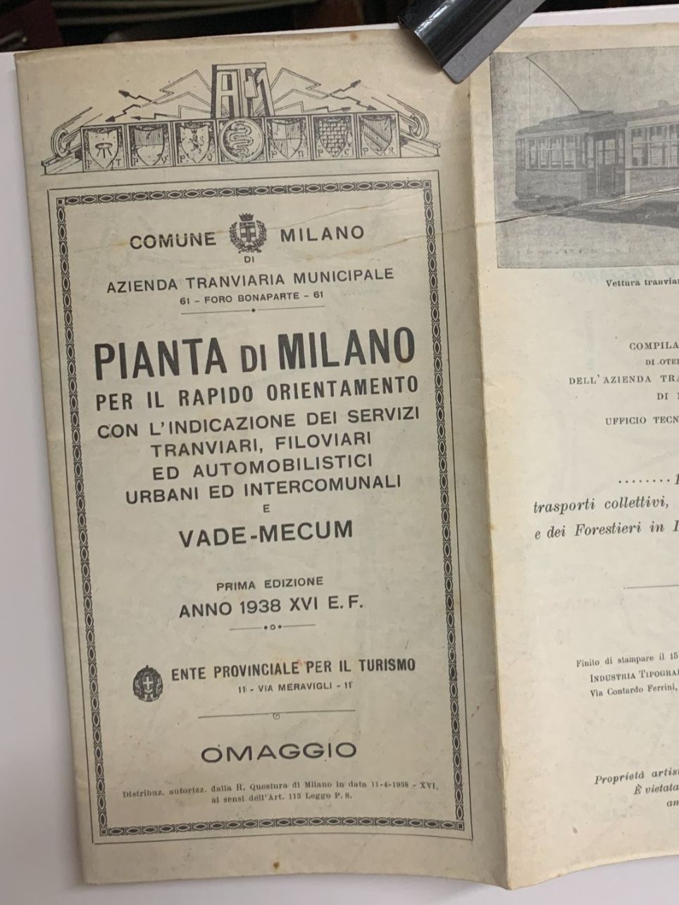 Cartoline postali: Italia - "Pianta di Milano" - 1938 – Usato da Sorengo venduto da 74in 3