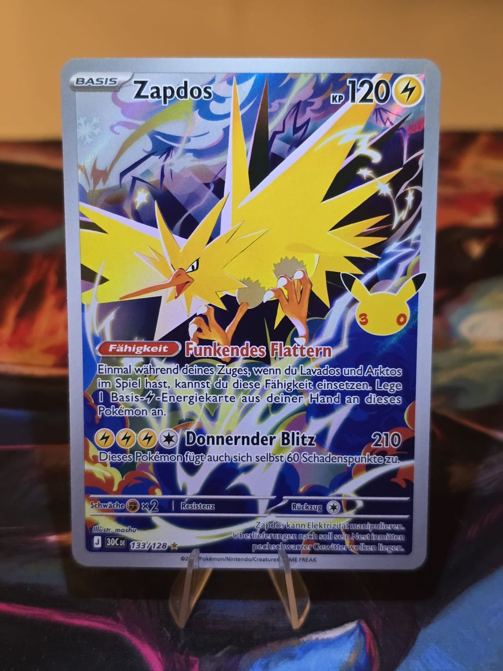 Pokémon Sammelbilder & Trading cards: Zapdos (30C 133) – Gebraucht aus Lenzburg von AkuyakuTCG