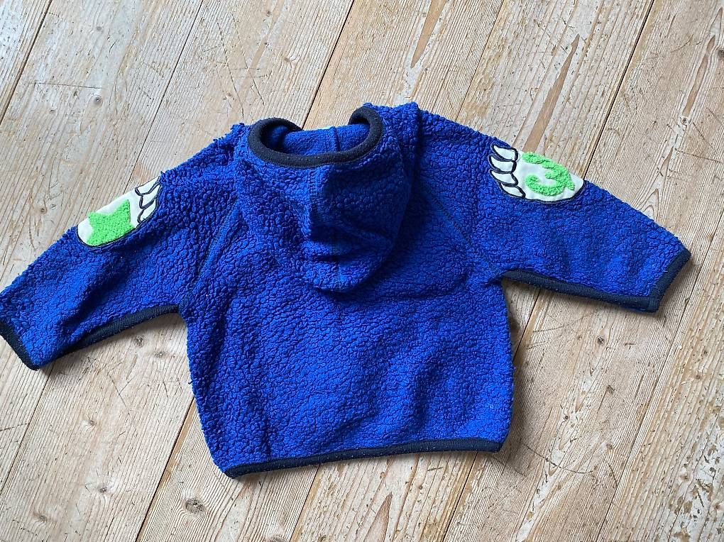 Jacken & Mäntel: Molo Teddy-Jacke in blau Gr. 74 – Gebraucht aus Solothurn von f.e. 4