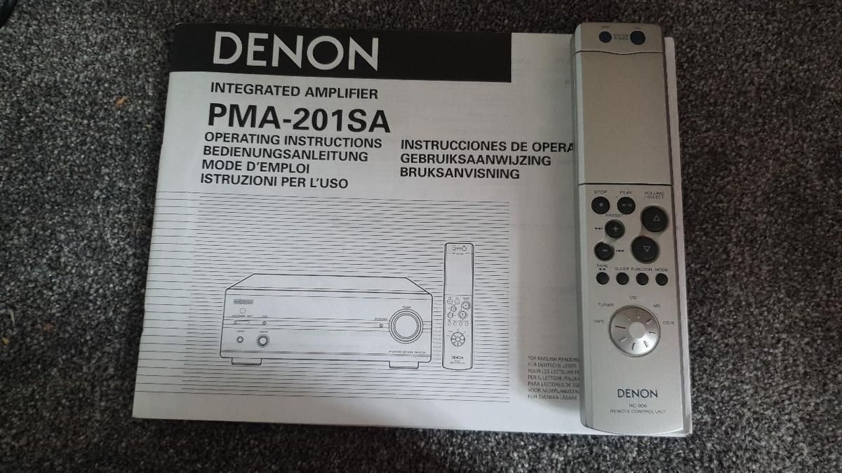 Denon Amplificatori: DENON PMA-201SA Integrated Amplifier – Usato da Trimbach venduto da SABO-61 2