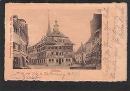AK,SH Stein a. Rhein,Rathaus , 1901