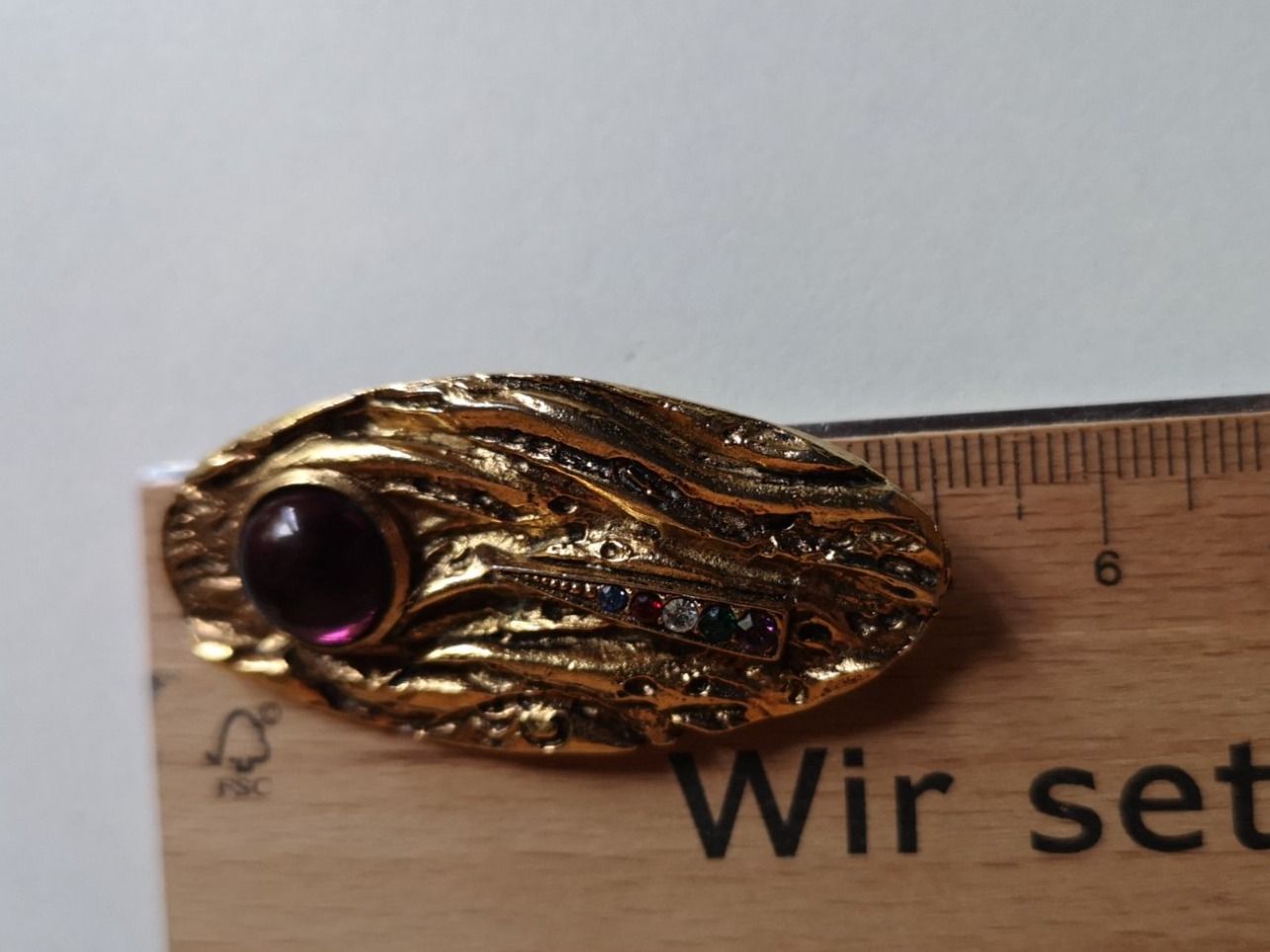 Spille & Fermagli: Interessante Brosche mit Stempel – Usato da Schaffhausen venduto da Leveron13 3