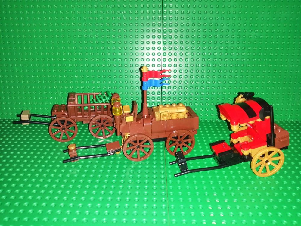 Lot De 3 Charrettes En Tôle Avec ânes – CR Charle Rossignol, Joustra, Vintage