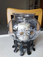 NEU spez Edelweiss Glas/Metall Licht handbemalt für 30.--
