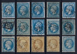 Frankreich ca. 1853-1867 gute und saubere Werte gest.