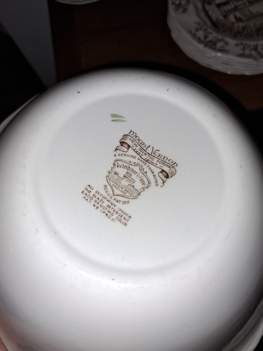 Geschirrsets: Mount Vernon Windsor Ware Geschirr,  – Gebraucht aus Kölliken von Upcycling-by-Mc-TAM 1
