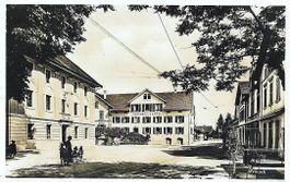 AK REINACH AG 1931 SBB STEMPEL GASTHOF ZUM BÄREN etc.