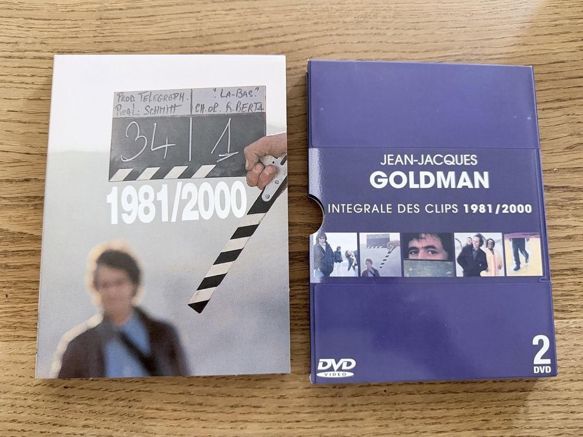 Tutti i DVDs: Jean-Jacques Goldman Intégrale des Clips 1981/2000 Coffret 2 – Usato da Courgevaux venduto da auxtrouvailles