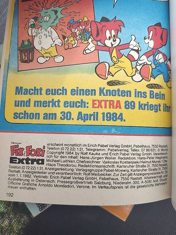 Fumetti: 7 Fix und Foxi Comic 65,66,67,68,81,86,88 – Usato da Leuggern venduto da Pummi19 1