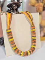 Collier Elegantes Ethnisches Multicolor Einzigartigem Design