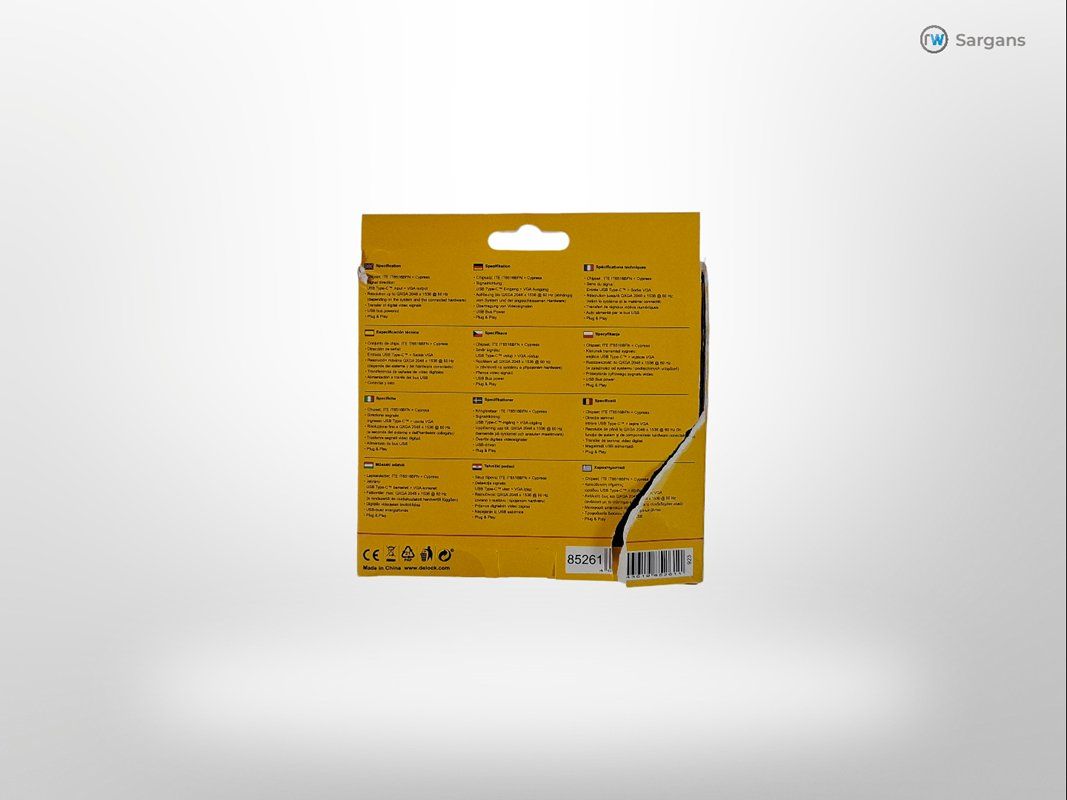 Kabel: DELOCK USB Type-C to VGA Cable, 1m – Neu (gemäss Beschreibung) aus Sargans von Restwert_Sargans 1