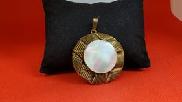 Mutter-Perlen Anhänger, Modeschmuck, Top Zustand!