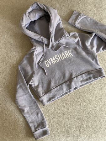 Gymshark Cropped Hoodie Pulli bauchfrei Gr. S