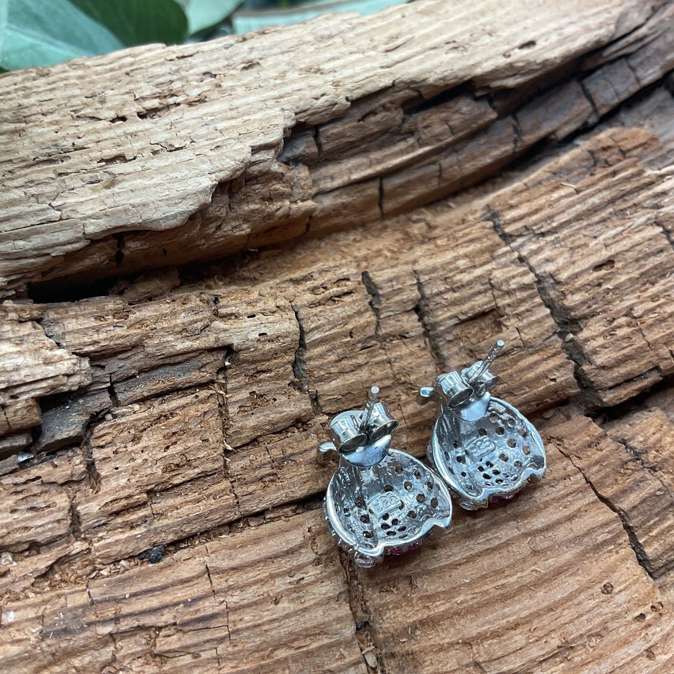 Orecchini pendenti & Orecchini a lobo: Ohrstecker Silber mit Topas und Rhodolith – Nuovo (secondo la descrizione) da Luzern venduto da S.Kern01 3