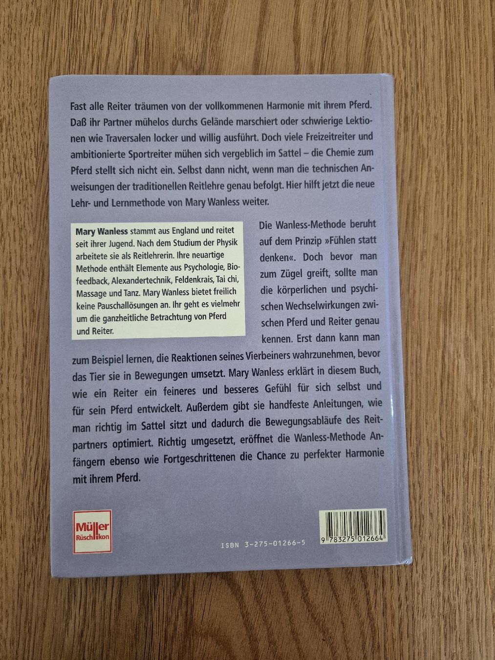 Bücher: Mary Wanless - Die Wanless-Methode: Reiten in Harmonie – Gebraucht aus Goldach von Mona.93 1