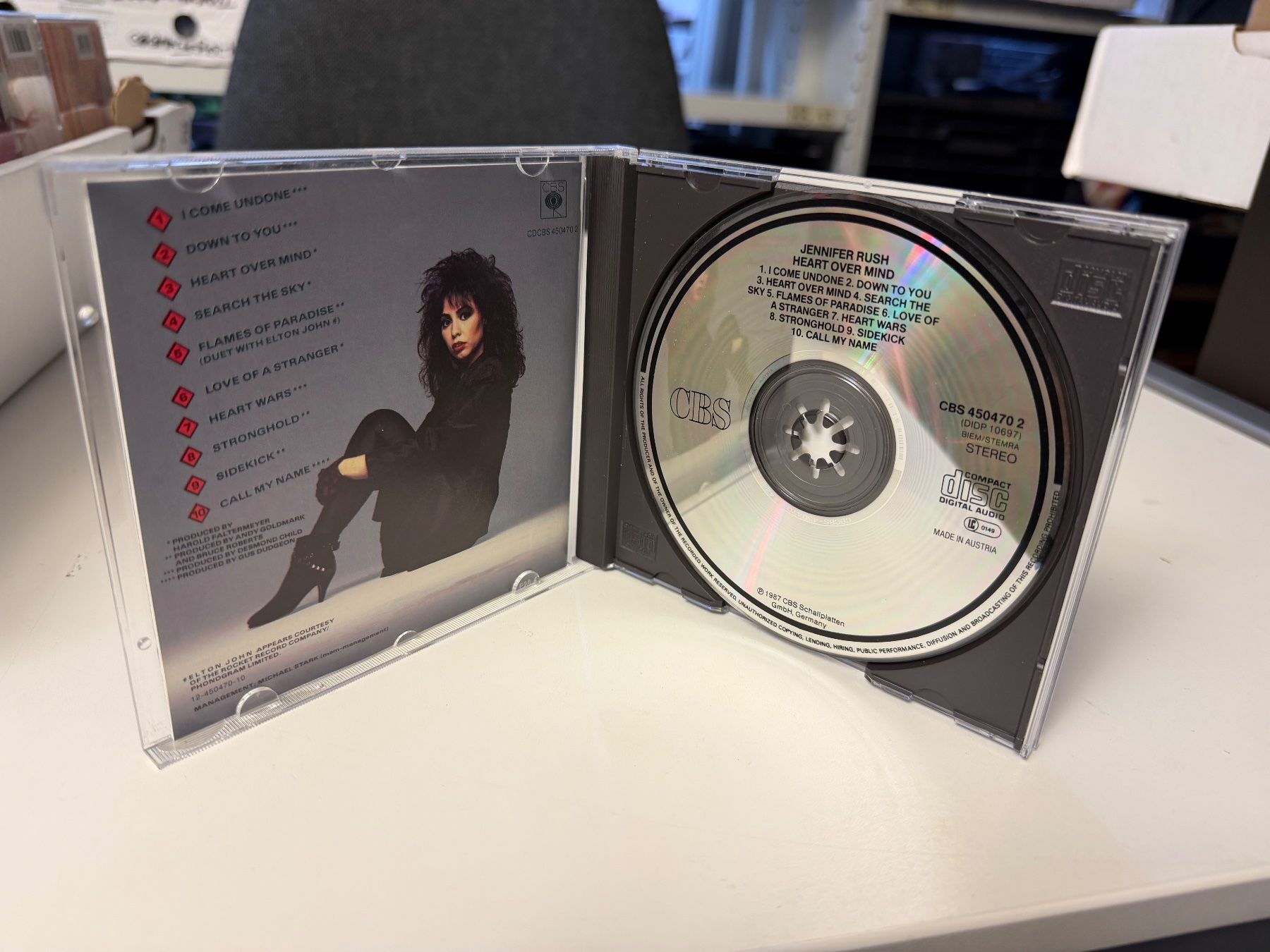 CDs: Jennifer Rush - Heart Over Mind - HB21D – D'occasion à Küsnacht ZH par Jazztilldawn 2